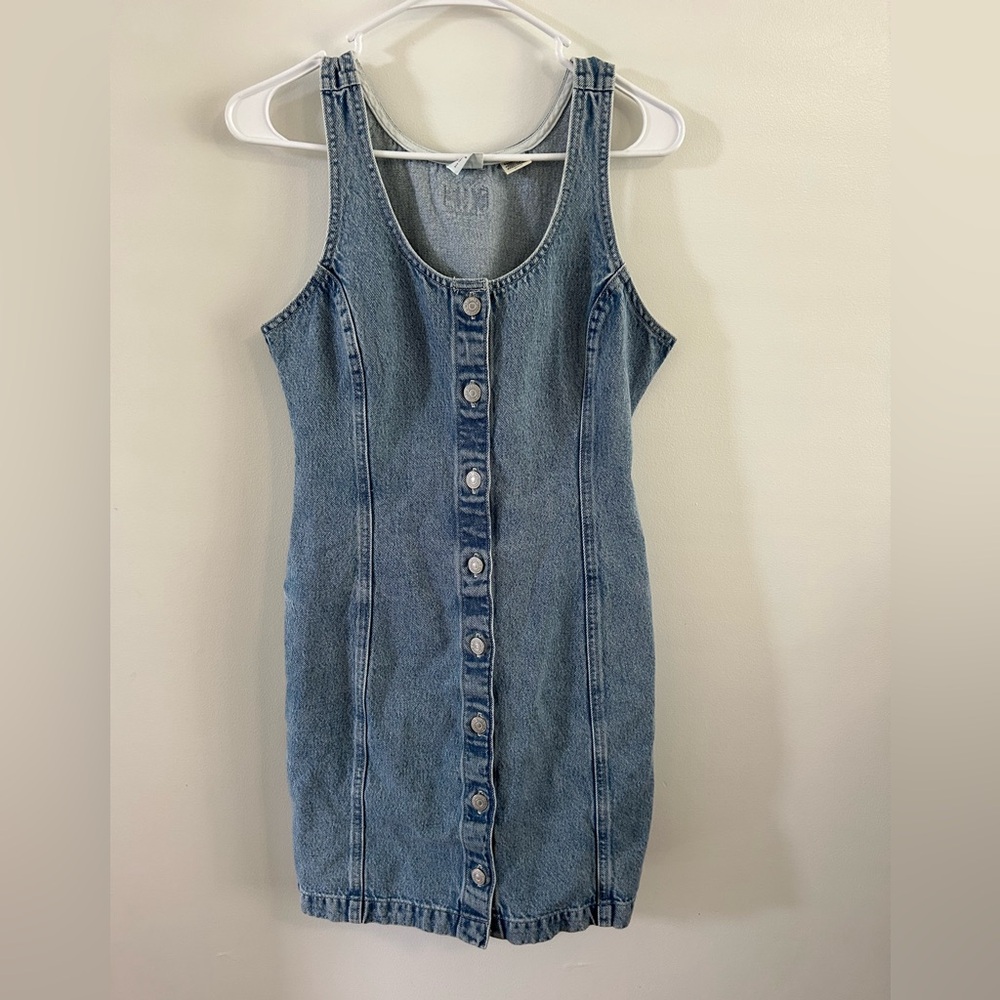 Levi's Blue Denim Mini Dress